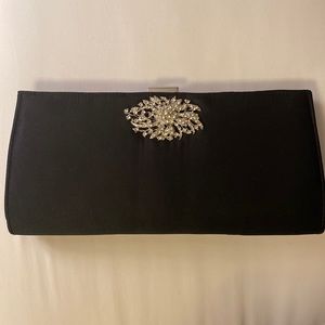 Adrianna Papell Black Evening Clutch
